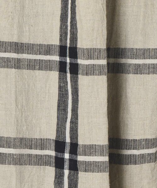 SHIPS / シップス ミニ・ひざ丈スカート | soi-e:リネンチェックスカート | 詳細6
