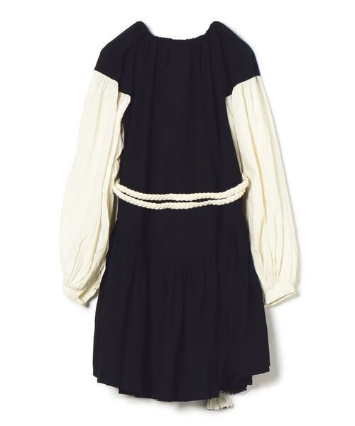 SHIPS for women / シップスウィメン ミニ丈・ひざ丈ワンピース | AISH:LONGSLEEVE SASHER DRESS | 詳細1