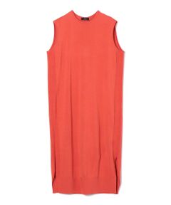 SHIPS / シップス ミニ丈・ひざ丈ワンピース | PrimaryNavyLabel:ノースリーブニットワンピース