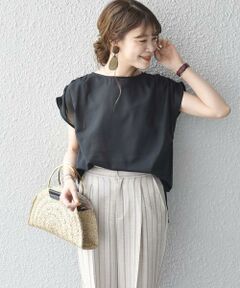 SHIPS / シップス シャツ・ブラウス | ショルダーギャザーネックブラウス
