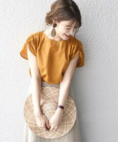 SHIPS / シップス シャツ・ブラウス | ショルダーギャザーネックブラウス
