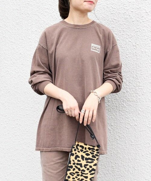 SHIPS for women / シップスウィメン カットソー | 【WEB限定】GOODSPEED:ROBERTA BAYLEY ピグメントTEE◇ | 詳細15