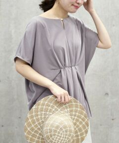 〈接触冷感〉サンドウォッシュ2WAYプルオーバー