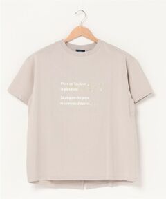 バックジップロゴTEE