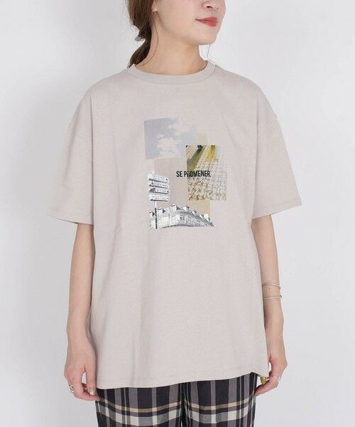 SHIPS for women / シップスウィメン カットソー | バックジップロゴTEE | 詳細10