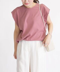 SHIPS / シップス カットソー | PrimaryNavyLabel:コットンバックジッププルオーバー