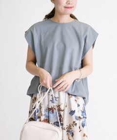 SHIPS / シップス カットソー | PrimaryNavyLabel:コットンバックジッププルオーバー