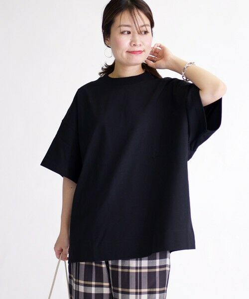 SHIPS for women / シップスウィメン カットソー | PrimaryNavyLabel:コットンクルーネックTEE | 詳細12