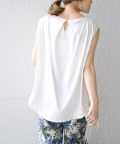 SHIPS / シップス カットソー | クリーンフィールパーツノースリーブプルオーバー◇