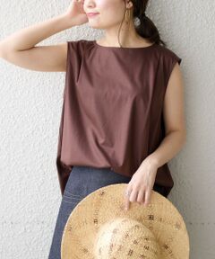 SHIPS / シップス カットソー | クリーンフィールパーツノースリーブプルオーバー◇