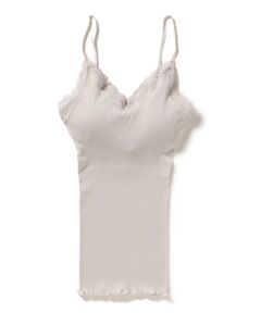 SHIPS / シップス キャミソール・チューブトップ | コットンシルクレースキャミソール