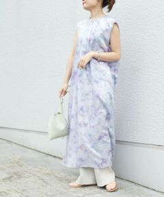 SHIPS / シップス ミニ丈・ひざ丈ワンピース | PrimaryNavyLabel:タイダイノースリーブワンピース