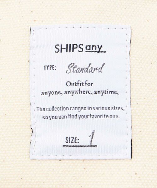 SHIPS for women / シップスウィメン ショルダーバッグ | SHIPS any: STANDARD キャンバス トートバッグ XS | 詳細8