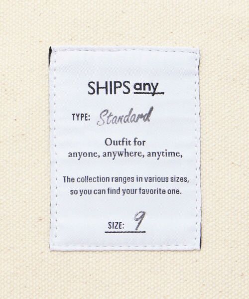 SHIPS for women / シップスウィメン ショルダーバッグ | SHIPS any: STANDARD キャンバス トートバッグ XL | 詳細8