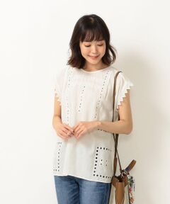 SHIPS / シップス シャツ・ブラウス | SHIPS any:カットワーク刺繍ブラウス