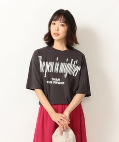 【SHIPS any別注】MONMIMI:プリントTシャツ