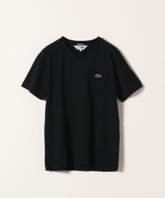 【SHIPS any別注】LACOSTE:ポケットVネックTシャツ