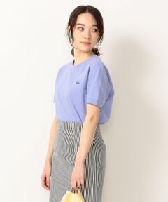 【SHIPS any別注】LACOSTE:PIQUEショートスリーブリブTシャツ