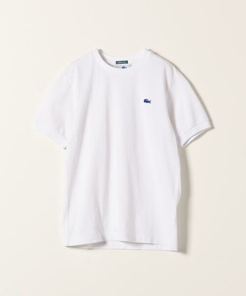 SHIPS for women / シップスウィメン カットソー | 【SHIPS any別注】LACOSTE:PIQUEショートスリーブリブTシャツ | 詳細1