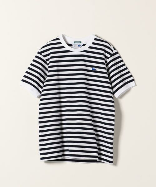 SHIPS for women / シップスウィメン カットソー | 【SHIPS any別注】LACOSTE:PIQUEショートスリーブリブTシャツ | 詳細3