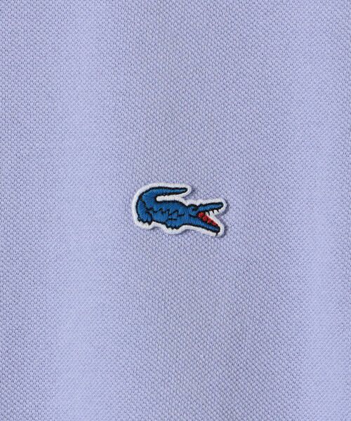 SHIPS for women / シップスウィメン カットソー | 【SHIPS any別注】LACOSTE:PIQUEショートスリーブリブTシャツ | 詳細18