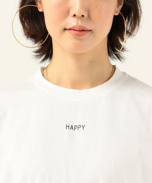 SHIPS for women / シップスウィメン カットソー | SHIPS any:ロゴTシャツ(happy) | 詳細7