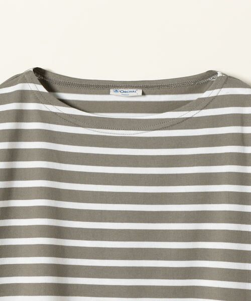 SHIPS / シップス カットソー | ORCIVAL:フレアスリーブボーダーカットソー | 詳細3
