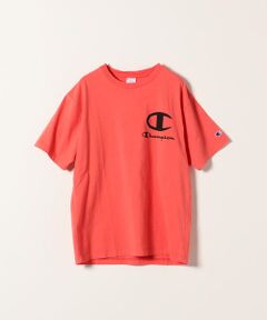 【SHIPS any別注】Champion:プリントショートスリーブTシャツ