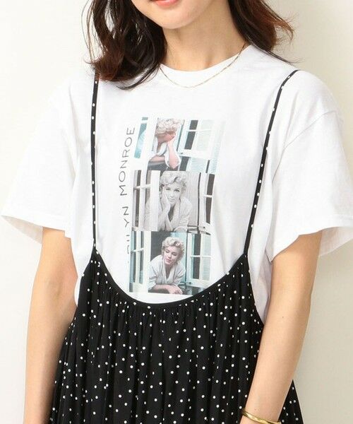 SHIPS for women / シップスウィメン Tシャツ | 【SHIPS any別注】GOOD ROCK SPEED:Marilyn Monroe フォトプリントTEE | 詳細1