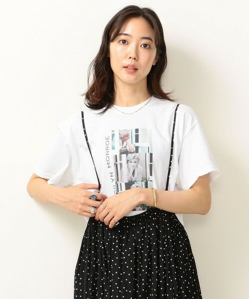 SHIPS for women / シップスウィメン Tシャツ | 【SHIPS any別注】GOOD ROCK SPEED:Marilyn Monroe フォトプリントTEE | 詳細2