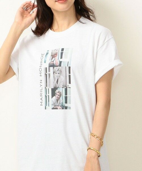 SHIPS for women / シップスウィメン Tシャツ | 【SHIPS any別注】GOOD ROCK SPEED:Marilyn Monroe フォトプリントTEE | 詳細6