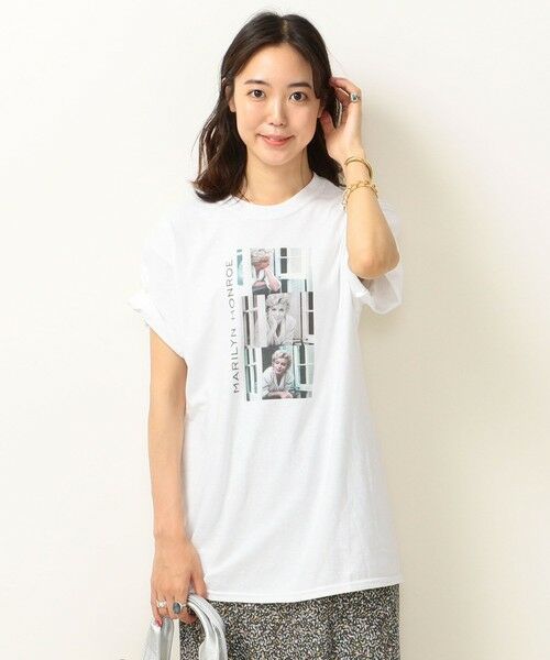 SHIPS for women / シップスウィメン Tシャツ | 【SHIPS any別注】GOOD ROCK SPEED:Marilyn Monroe フォトプリントTEE | 詳細7