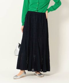 SHIPS / シップス ミニ・ひざ丈スカート | SHIPS any:ニットレーススカート