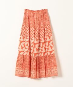 SHIPS / シップス ミニ・ひざ丈スカート | SARA MALLIKA:リーフ柄ロングスカート