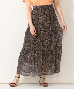 SHIPS / シップス ミニ・ひざ丈スカート | SHIPS any:ヨウリュウフラワーティアードスカート