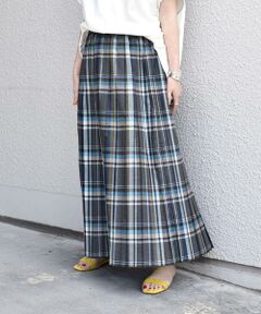 SHIPS / シップス ミニ・ひざ丈スカート | SHIPS any:チェックプリーツスカート