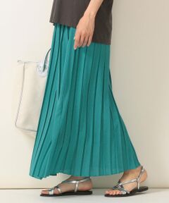 SHIPS / シップス ミニ・ひざ丈スカート | SHIPS any:ソリッドプリーツスカート