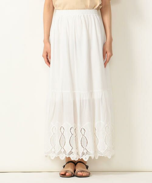 SHIPS for women / シップスウィメン ミニ・ひざ丈スカート | SHIPS any:カットワーク刺繍スカート | 詳細6