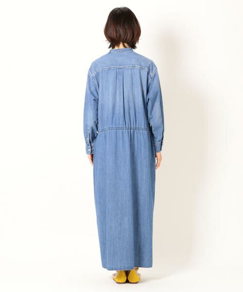 SHIPS for women / シップスウィメン ミニ丈・ひざ丈ワンピース | Healthy DENIM:CHESTNUTデニムシャツワンピース | 詳細8