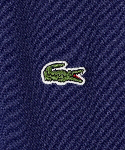 セール】 LACOSTE:ノースリーブポロワンピース （ミニ丈・ひざ丈