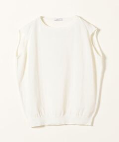 SHIPS / シップス ニット・セーター | SHIPS any:アイスコットンノースリーブニットプルオーバー