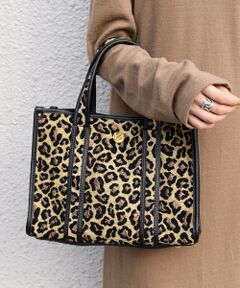 SHIPS / シップス トートバッグ | BONFANTI:レオパード/キャンバストート (S)◇