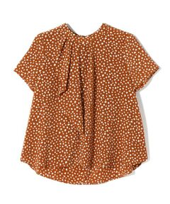 SHIPS / シップス シャツ・ブラウス | レオパードショートスリーブブラウス