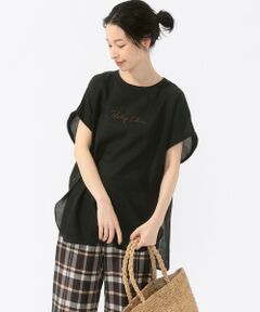 SHIPS / シップス Tシャツ | エンブロイダリーショートスリーブプルオーバー◇