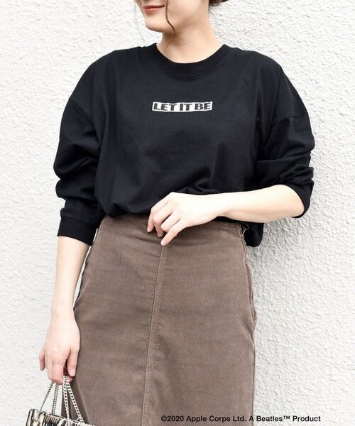 SHIPS for women / シップスウィメン カットソー | 【WEB限定】GOODSPEED:LET IT BE ロンTEE◇ | 詳細1