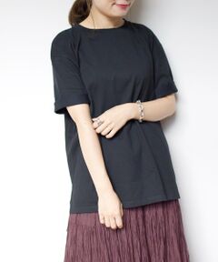 SHIPS / シップス Tシャツ | BRING Material×オーガニックコットン スリットロングTEE◇