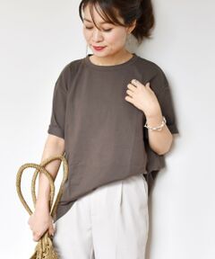 SHIPS / シップス Tシャツ | BRING Material×オーガニックコットン スリットロングTEE◇