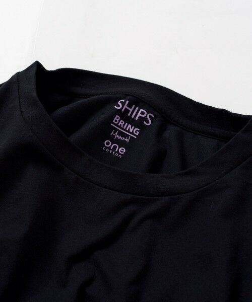 SHIPS for women / シップスウィメン Tシャツ | BRING Material×オーガニックコットン スリットロングTEE◇ | 詳細9