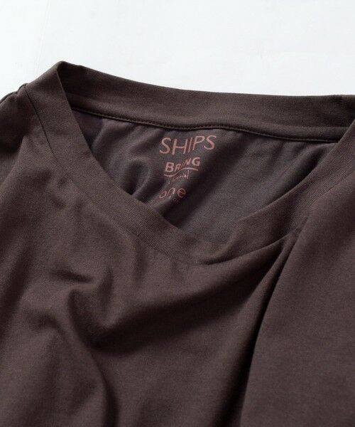SHIPS for women / シップスウィメン Tシャツ | BRING Material×オーガニックコットン スリットロングTEE◇ | 詳細21