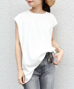 SHIPS / シップス カットソー | 〈汗染み防止〉ノースリーブビッグTEE◇